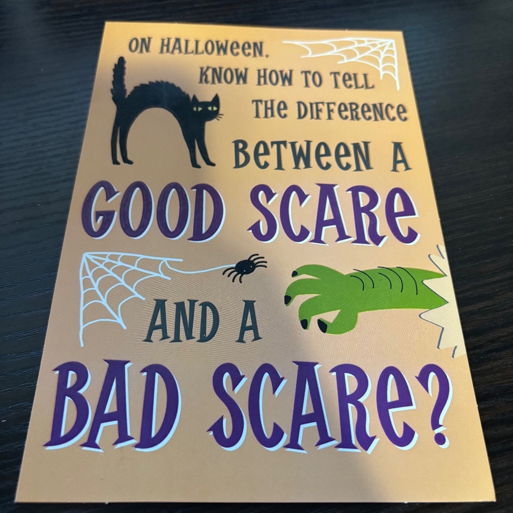 FUNNY HALLOWEEN GREETING CARD